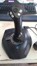 Logitech Force feedback USB-Joystick - werkend/getest, Ophalen of Verzenden, Gebruikt, Logitech