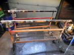 Schragen met zwenkwiel +rem, Ophalen, Gebruikt, 120 tot 170 cm