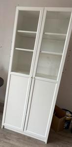 Billy Boekenkast met glazen deuren, Ophalen, Kunststof, Gebruikt, 200 cm of meer