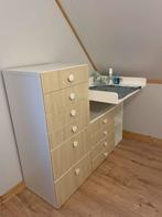 Mooie 2 in 1 commode en bureau - wit en beuken, Ophalen, Gebruikt, 70 cm of meer, 105 cm of meer