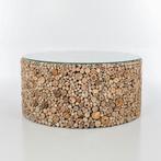 Salontafel drijfhout. 100cm, 100 tot 150 cm, Rond, Nieuw, Minder dan 50 cm