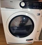 AEG Warmtepompdroger T8DE84EW met gratis wasmachine, Ophalen, Gebruikt, 8 tot 10 kg, Voorlader