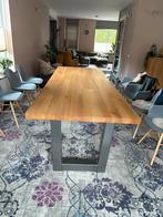 Eettafel eiken., Ophalen, 200 cm of meer, Zo goed als nieuw, Vijf personen of meer