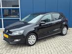 Volkswagen Polo 1.4 Zwart 2012 5-Drs |Airco|Carplay|Navi|BT, Auto's, Voorwielaandrijving, 970 kg, Zwart, Zwart