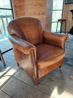 2 schapenledere fauteuils, Huis en Inrichting, Fauteuils, Ophalen, Gebruikt