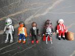 Playmobil set 5 poppetjes : robot kerstman bruine huidskleur, Ophalen of Verzenden, Zo goed als nieuw, Complete set