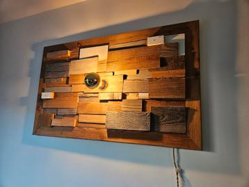 Hanglamp met hout beschikbaar voor biedingen