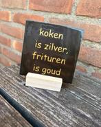 Tegeltje met tekst, Ophalen of Verzenden, Nieuw