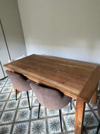Prachtige teak houten tafel incl bank, Huis en Inrichting, Tafels | Eettafels, Ophalen, Gebruikt, Teakhout, 50 tot 100 cm