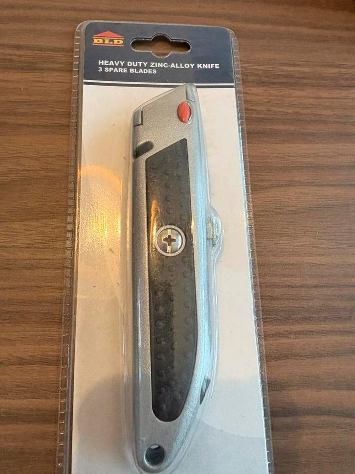 BLD Heavy Duty stanleymes (inclusief 3 reservebladen), Doe-het-zelf en Verbouw, Gereedschap | Handgereedschap, Nieuw, Ophalen of Verzenden