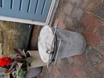Oude zinken vuilnisbak R'daal Nispen 012 52, Huis en Inrichting, Woonaccessoires | Prullenbakken, 40 liter of meer, Ophalen, Gebruikt