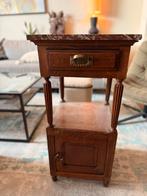 Antiek Nachtkastje met Marmer, Ophalen