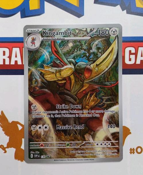 Kingambit (130) [Scarlet & Violet: Black Star Promos], Hobby en Vrije tijd, Verzamelkaartspellen | Pokémon, Nieuw, Losse kaart