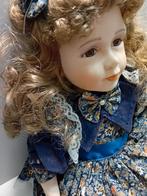 Grote vintage porseleinen pop 50 cm, Verzamelen, Poppen, Ophalen of Verzenden, Zo goed als nieuw, Pop
