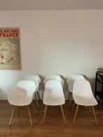 6 La Redoute Kuipstoelen Wit | Slechts €180 voor hele set!, Huis en Inrichting, Ophalen, Wit, Zo goed als nieuw, Vijf, Zes of meer stoelen
