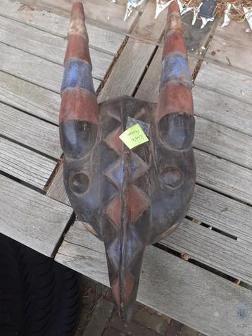Bijzonder fraai Masker Kwele stam Gabon zr goed Houtsnijwerk beschikbaar voor biedingen