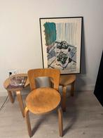 Alvar aalto stoeltje en krukjes 2 stuks, Ophalen of Verzenden, Zo goed als nieuw, Eén