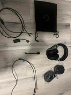 Logitech g pro x gaming headset, Computers en Software, Headsets, Verzenden, Gaming headset, Zo goed als nieuw, Over-ear