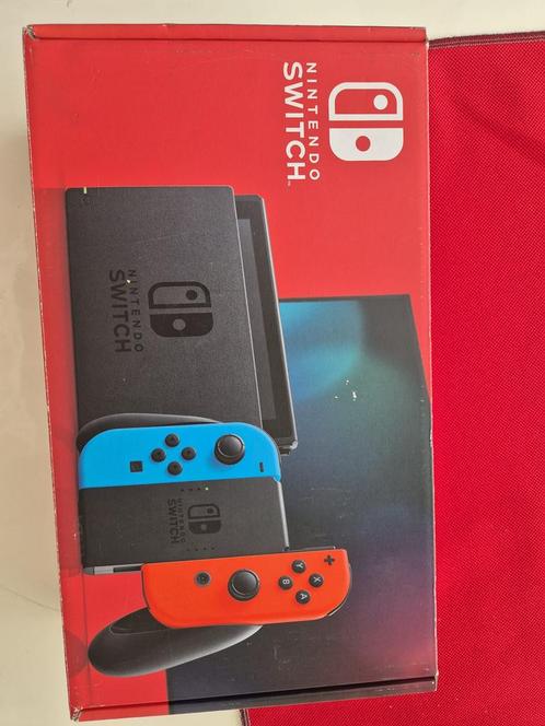 Switch v2 unpatched, Spelcomputers en Games, Spelcomputers | Nintendo Switch, Zo goed als nieuw, Switch 2019 Upgrade, Met 2 controllers