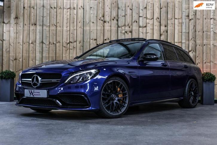 Mercedes-Benz C-klasse Estate AMG 63 S *Pano*Keramisch*Perf., Auto's, Mercedes-Benz, Bedrijf, Te koop, C-Klasse, ABS, Achteruitrijcamera