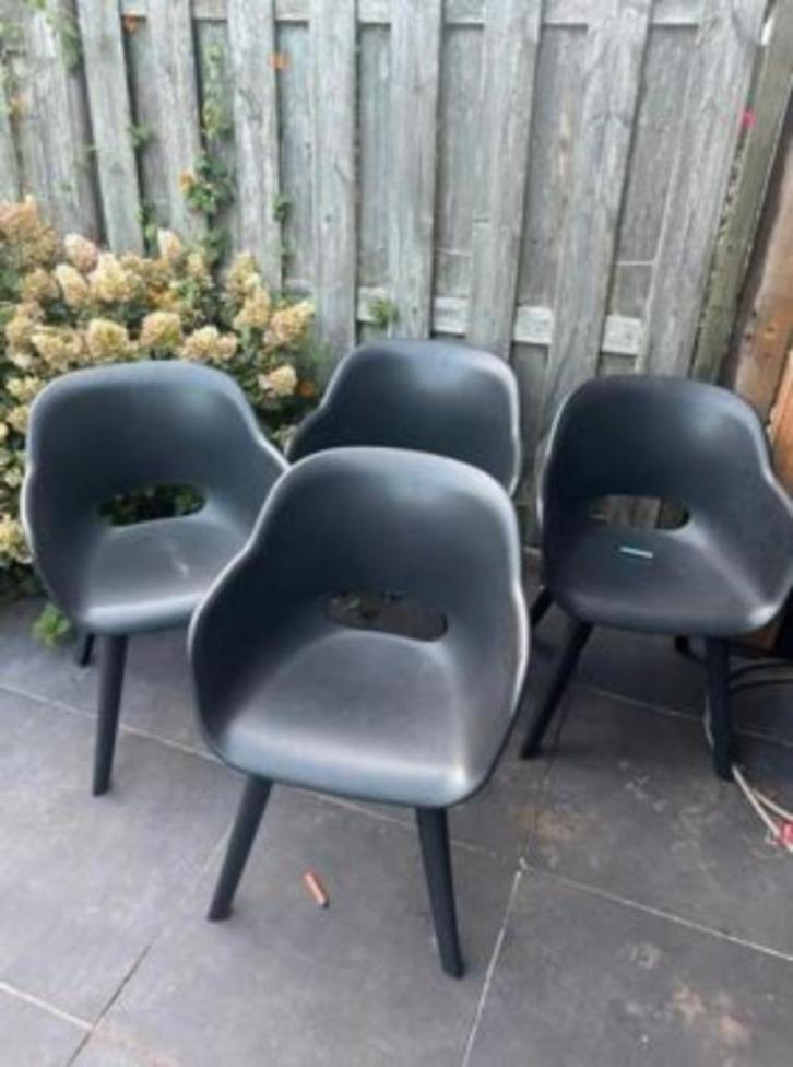 Keter akola tuinstoelen 4 stuks, Tuin en Terras, Tuinstoelen, Zo goed als nieuw, Kunststof, Ophalen
