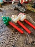 kerst vintage kerstversiering kerstman boom celluloid rubber, Diversen, Kerst, Gebruikt, T, Ophalen of Verzenden, N