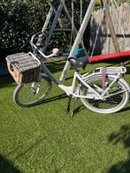 Alpina club meisjesfiets 22 inch met rietenmandje ., Ophalen, Gebruikt, 20 inch of meer, Alpina
