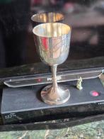 Verzilverde geciseleerde wijnkelken, Antiek en Kunst, Ophalen of Verzenden