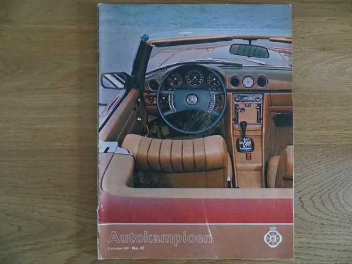 Autokampioen 41 1971 BMW Touring 2000, 2000 tii (test), 504, Boeken, Auto's | Folders en Tijdschriften, Volkswagen, Ophalen of Verzenden