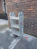 Opvouwbare ladder - ALPE 4x3, Doe-het-zelf en Verbouw, Ladders en Trappen, Ophalen, Gebruikt, Ladder, Opvouwbaar of Inschuifbaar