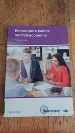 Elementaire kennis bedrijfseconomie Hintzen - Theorieboek, Ophalen of Verzenden, Zo goed als nieuw, HBO, Peter H.C. Hintzen