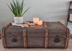 Antieke hutkoffer / salontafel, Ophalen