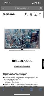 samsung tv ue40ju7000, Samsung, Gebruikt, 4k (UHD), 40 tot 60 cm