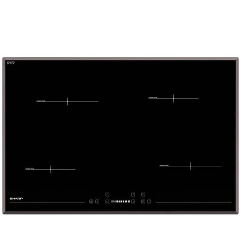 Sharp KH7I19CS00EU - Inductiekookplaat met 4 kookzones, Witgoed en Apparatuur, Kookplaten, Nieuw, Inbouw, Inductie, 4 kookzones
