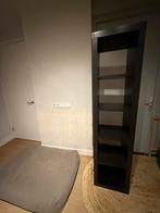 Zwarte IKEA vakkenkast, Ophalen, Zo goed als nieuw, 25 tot 75 discs, Hout