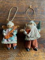 vintage 2 kerstengeltjes voor in de kerstboom, Diversen, Kerst, Verzenden, Gebruikt