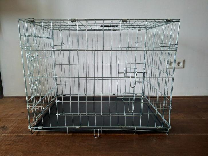 Inklapbare hondenbench maat M, 76x55x61cm, nieuw, Dieren en Toebehoren, Hondenbenches, Nieuw, Ophalen