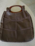 Een mooie leren shopper gemaakt van stukjes leer ( Handwerk), Ophalen of Verzenden, Gebruikt, Bruin, Shopper