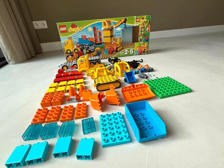 Duplo set: “grote bouwplaats” in goede staat (10813), Kinderen en Baby's, Speelgoed | Duplo en Lego, Gebruikt, Duplo, Complete set