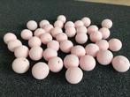 *** Leuk! 40 roze cotton light balls, zonder lichtsnoer   **, Gebruikt, Ophalen of Verzenden
