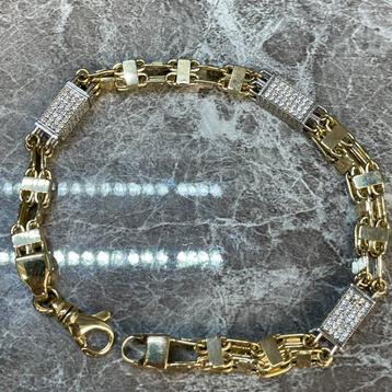 14 k gouden magnum armband beschikbaar voor biedingen