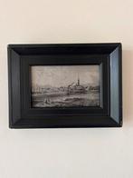 Antieke Staalgravure van Zaandam, Antiek en Kunst, Ophalen of Verzenden
