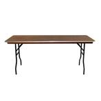 Bankettafel hout met aluminium rand inklapbaar 183 cm, Ophalen of Verzenden, Nieuw