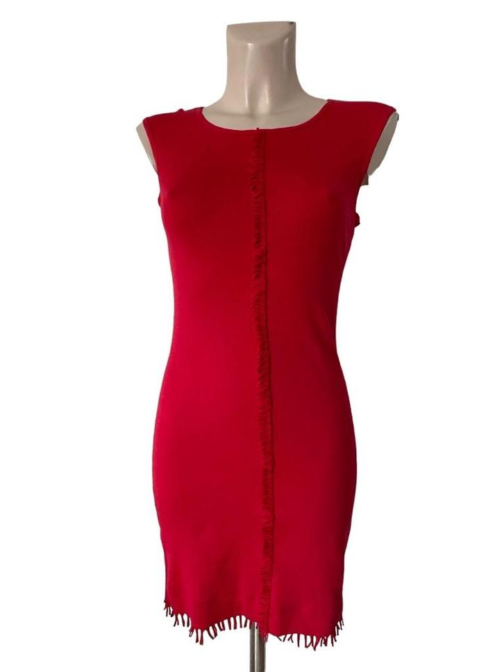 Marc Cain jurk S, Kleding | Dames, Jurken, Zo goed als nieuw, Maat 38/40 (M), Rood, Boven de knie, Ophalen of Verzenden