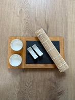 Sushi plank met leisteen en accessoires, Ophalen, Overige materialen, Overige typen, Nieuw