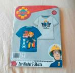 2x Katoenen T-Shirts maat: 122/128van Brandweerman Sam., Kinderen en Baby's, Kinderkleding | Maat 122, Ophalen of Verzenden, Nieuw