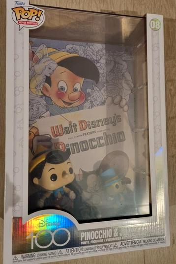 Funko Pop! Pinokkio & Jiminy Cricket Disney 100 (08) beschikbaar voor biedingen
