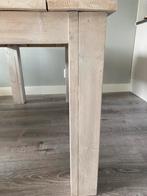Steigerhouten Tafel White Wash 140x80, Huis en Inrichting, Tafels | Eettafels, Ophalen, Gebruikt, 100 tot 150 cm, 50 tot 100 cm