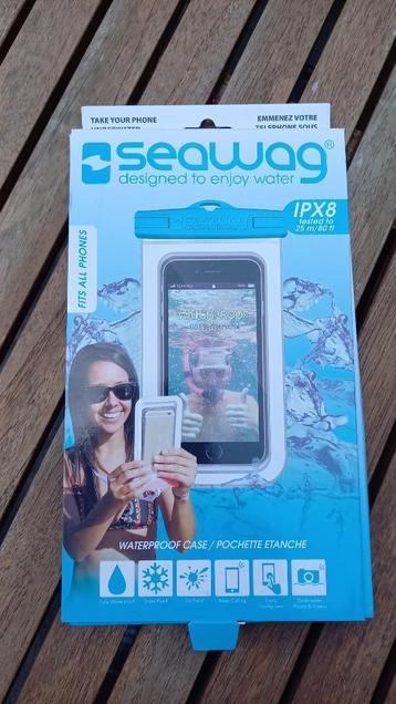 Seawag Waterdichte Smartphone Hoes - Blauw Wit - 5,7" beschikbaar voor biedingen