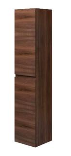 hoge kast links/rechts 35x35x170cm 2deuren walnoot greeploos, Ophalen of Verzenden, Zo goed als nieuw, 25 tot 50 cm, 150 tot 200 cm